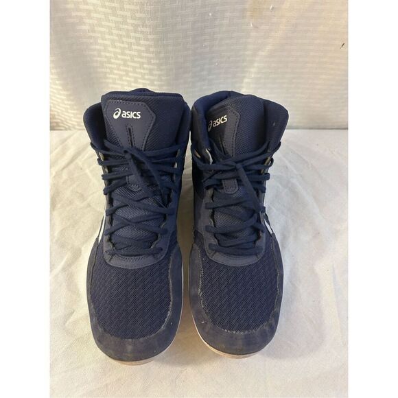 ASICS MatFlex blue navy men’s 12 Wrestling Shoes - Picture 2 of 6